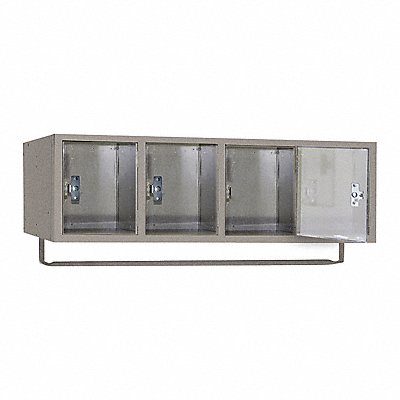 LYON DD5991CRPCSU Bx Locker 1x4Locker Grey 78 x45 x18 Assm