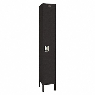 LYON KKC5002 Locker 1x1Locker Black 66 x12 x12 Unassembled