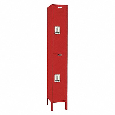 LYON YFC5242 Locker 2x1Locker Red 66 x12 x12 Unassembled