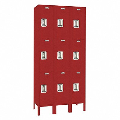 LYON YFC52523I Locker 2x3Locker Red 78 x45 x15 Unassembled