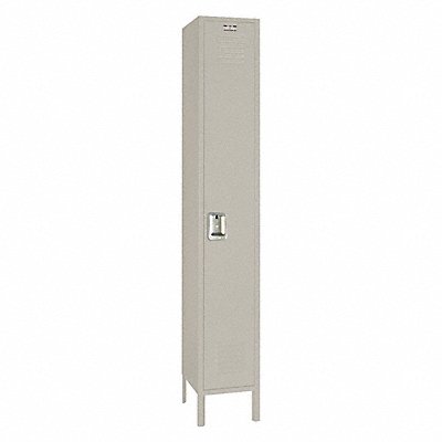 LYON 7GC5002 Locker 1x1Locker Medium Grey 66 x12 x12 Unassembled