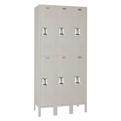 LYON 7GC52423SU Locker 2x3Locker Lt Grey 66 x36 x12 Assm