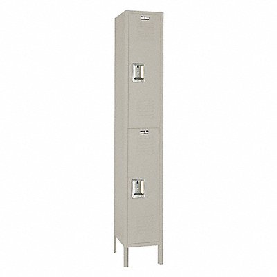 LYON 7GC5212ISU Locker 2x1Locker Medium Grey 78 x12 x15 Assm