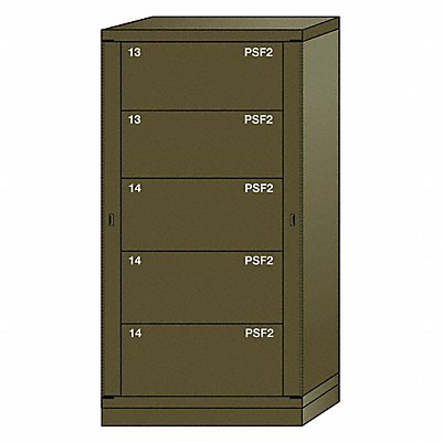 LYON XJN6830300WPNI Gear Locker 59-1/4 Overall Height Green