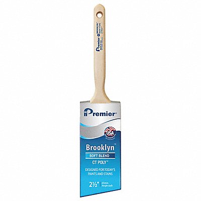 PREMIER 17292 Brush 2.5 AngleSash Polyester 2 11/16 L