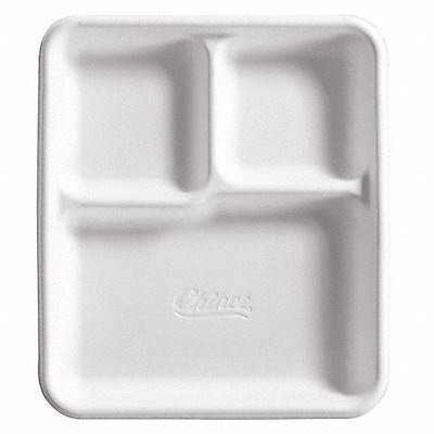 ABILITY ONE 7350010000000 Disp Paper Plate 8 in x 10 in WH PK500