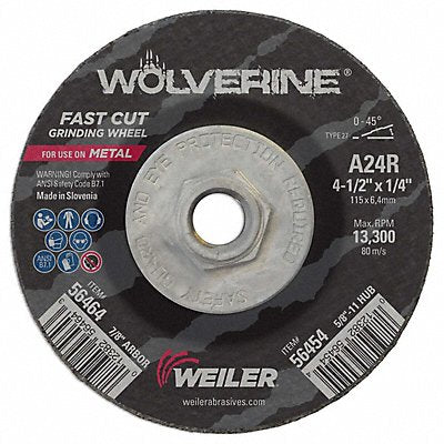 WOLVERINE 56454 GW-4-1/2 X 1/4 X 5/8-11 A24R(T27)