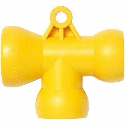LOC-LINE 56825 Flex Hose T Fitting Acid Resistantant PK2