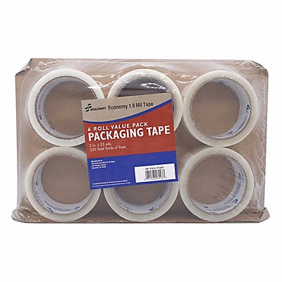 ABILITY ONE 7510020000000 Packaging Tape Clear PK6