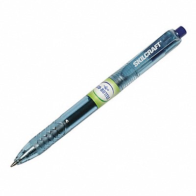 ABILITY ONE 7520020000000 Gel Pens Plastic Barrel Blue Ink PK12