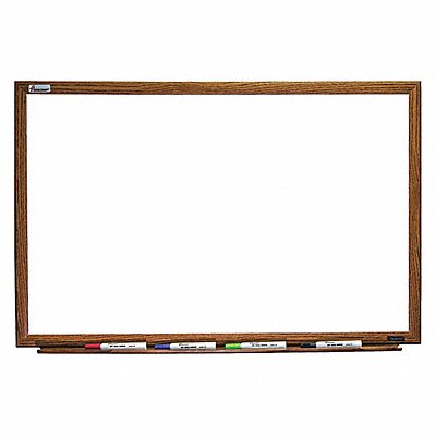 ABILITY ONE 7110010000000 Dry Erase Board Oak Frame 3/4 D