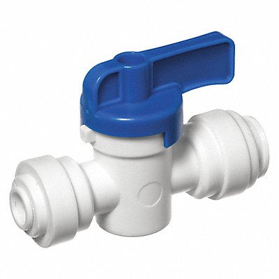 USA INDUSTRIALS ZUSAValve77 Manual 2-Way Ball Valve Push Acetal
