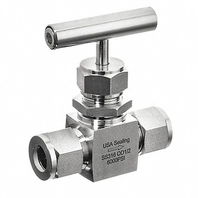 USA INDUSTRIALS ZUSAValve88 Needle Valve Straight Fitting Style