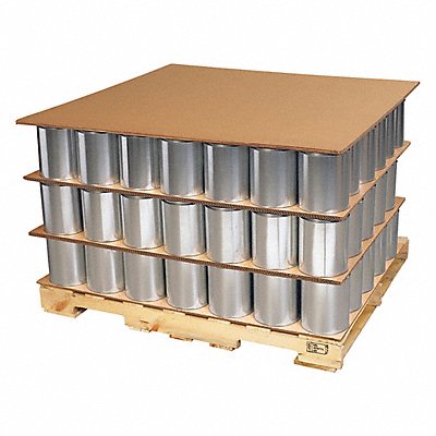GRAINGER 56EC52 Corrugated Pads 48 W 48 L