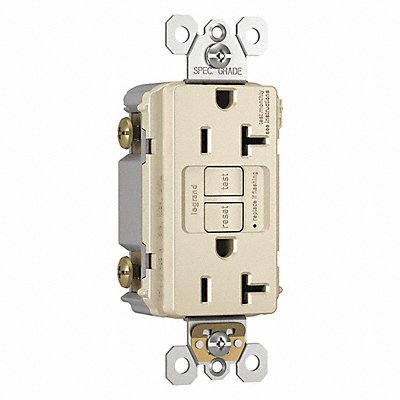 GRAINGER 2097TRLA Power Inlet 20A 125VAC Receptacle GFCI