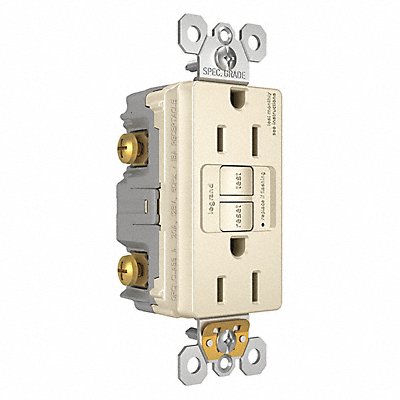 GRAINGER 1597TRLA Power Inlet 15A 125VAC Receptacle GFCI