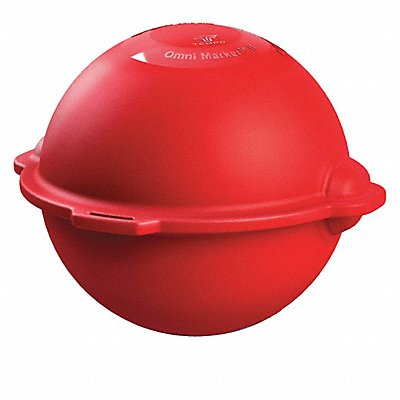 TEMPO COMMUNICATIONS OM09 Marker Ball Polyethylene Red