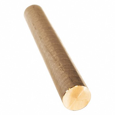 GRAINGER PBFS166 Bronze Rod 2 in Dia 6 in L 14000 psi