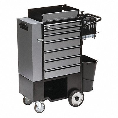 FLEXCART FC100WBT Black Light Duty Tool Utility Cart