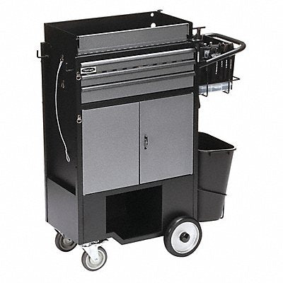 FLEXCART FC300LEWBT Black Light Duty Tool Utility Cart