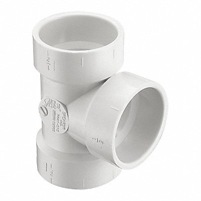 GRAINGER P441060 Bull Nose Tee Schedule DWV 6 x 6 x 6 in