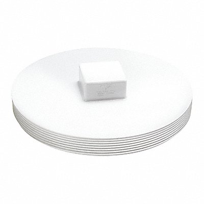 GRAINGER P106060 Cleanout Plug Schedule DWV 6 in White