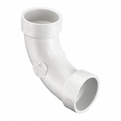 GRAINGER P304040 90 Long Sweep Elbow Schedule DWV 4 in