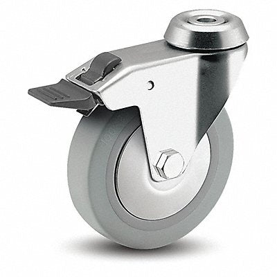 MEDCastor RZ03TPP090TLHK04 Bolt-Hole Castor Swivel 3 Wheel Dia