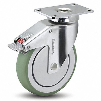 MEDCastor CH03AMP125TLTP01 Plate Castor Swivel 3 Wheel Dia