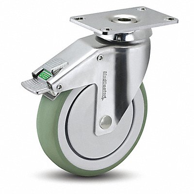 MEDCastor SS05AMX125DLTP01 Plate Castor Swivel 5 Wheel Dia