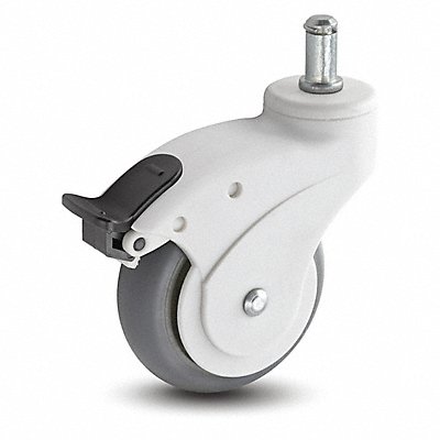 MEDCastor OP03PRN100FBGR01 Stem Castor Swivel 3 Wheel Dia