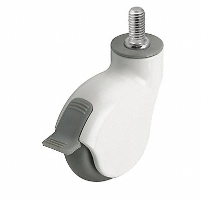 MEDCastor PGE30748WHMNT33GGB Stem Castor Swivel 3 Wheel Dia