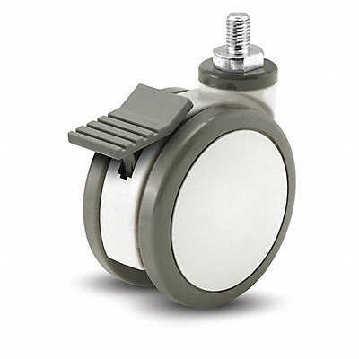 MEDCastor TM03PYP281TLTS15 Stem Castor Swivel 3 Wheel Dia