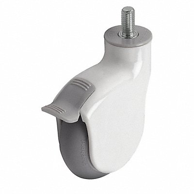 MEDCastor PGE40748WHMNT63GGB Stem Castor Swivel 4 Wheel Dia