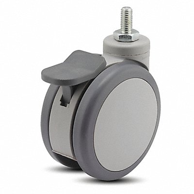 MEDCastor TG05TPP281TLTS02 Stem Castor Swivel 5 Wheel Dia