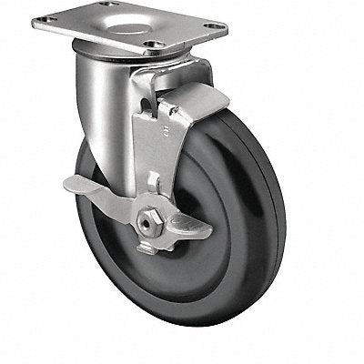 COLSON 20335652BRK1 Plate Castor Swivel 3 Wheel Dia