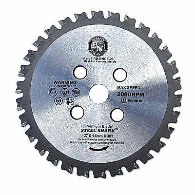 BN PRODUCTS USA RBBNCE30 Circular Saw Blade 5 Dia 30 Teeth