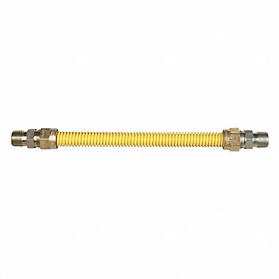 DORMONT 30C313148 Gas Connector Hose 1/2 Dia Yellow