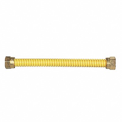 DORMONT 19C999916FP Gas Connector Hose 1/2 Dia Yellow