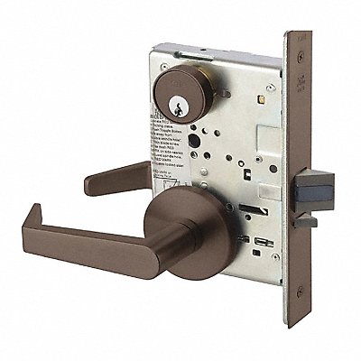 YALE 8805FLAUR613ERHLC Mortise Lockset Mechanical Storeroom