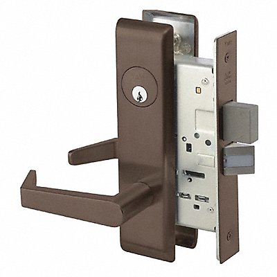 YALE 8847FLAUCN613ERHLC Mortise Lockset Mechanical Entrance