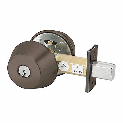 YALE D112613EPARA Deadbolt Cylindrical Dark Bronze Finish