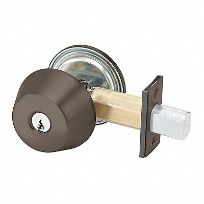 YALE D212613ESCHC Deadbolt Cylindrical Dark Bronze Finish
