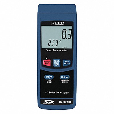 REED INSTRUMENTS R4000SD Anemometer 79 to 5 906fpm 32 to 122F