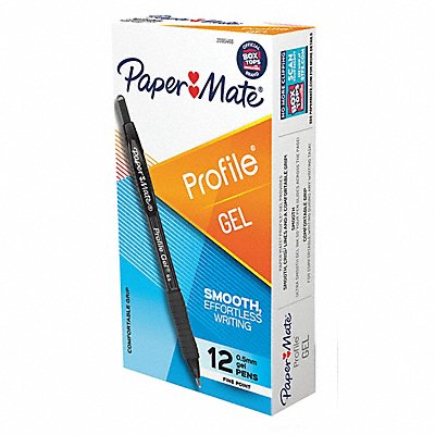 PAPERMATE 2095468 Gel Pens Textured Plastic PK12
