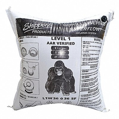 SHIPPERS PRODUCTS L1W36048SF Dunnage Bag Industrial Poly-Woven PK550