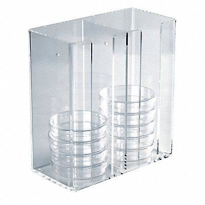 HEATHROW SCIENTIFIC HS23452 Bin 2 Slots 2 Compartments 4-13/64 H