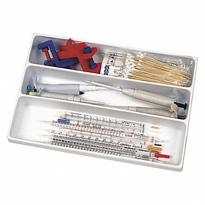 HEATHROW SCIENTIFIC HS2538A Drawer Organizer 3 Slots 2-1/2 H