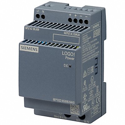 SIEMENS 6EP33226SB000AY0 LOGO POWER 12 V / 4.5 A Regulated power