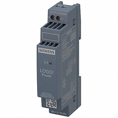 SIEMENS 6EP33306SB000AY0 LOGOPOWER 24 V / 0.6 A Stabilised power